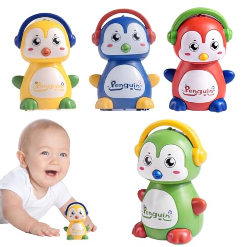 Toys Figure Car 4 Pack Penguin Shape Animal Racing Racing Toddler Colorful Sets Colorful Multi-Purpose Figuh von Générique