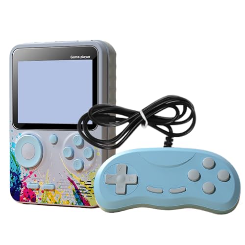 Tragbare Spielkonsole, zwei Spieler, Handheld, Digital-Spielgerät, 15,2 x 35,8 cm, klassisches Retro-Entertainment mit Preloaded Games, langes Batterielebens-Videosystem für den Innenbereich von Générique
