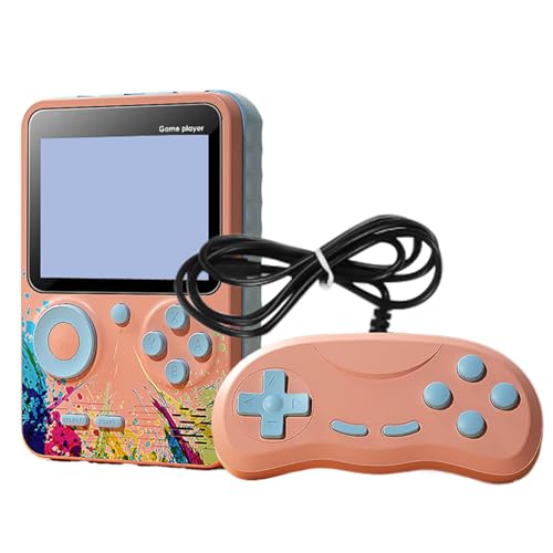 Tragbare Spielkonsole, zwei Spieler, Handheld, Digital-Spielgerät, 15,2 x 35,8 cm, klassisches Retro-Entertainment mit Preloaded Games, langes Batterielebens-Videosystem für den Innenbereich von Générique