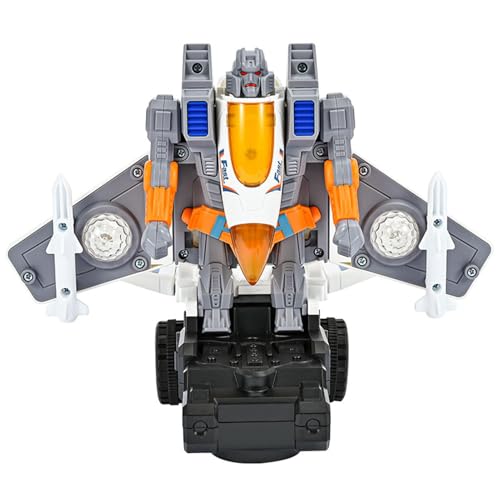 Transformierender Jagdroboter Flugzeug Spielzeug Verformung Flugzeug Transformation Spielzeug Elektrisches Flugzeug Roboter Spielzeug Morphing Körperstruktur Anti Drop für Kindergarten, l von Générique