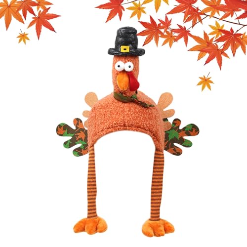 Truthahnhut, Weihnachten, Kopfbedeckung, Truthahnhut, Huhut-Kostüm, Dekoration für Urlaubspartys, Thanksgiving-Dekoration, Truthahnhut aus Plüsch, Cartoon, für Truthahnhut, Weihnachten, Kopfbedeckung, Truthahnhut, Huhut-Kostüm, Dekoration für Urlaubspartys, Thanksgiving-Dekoration, Truthahnhut aus Plüsch, Cartoon, für von Générique