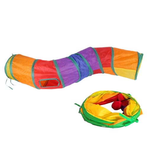 Tubular Zelt – interaktiver Laufstall, faltbar, tragbar, für Aktivitäten im Innen- und Außenbereich, Tunnel für Kaninchen, Hunde und Katzen, Freizeitbereich, Spielbereich, komfortabler Raum, Bereich Tubular Zelt – interaktiver Laufstall, faltbar, tragbar, für Aktivitäten im Innen- und Außenbereich, Tunnel für Kaninchen, Hunde und Katzen, Freizeitbereich, Spielbereich, komfortabler Raum, Bereich von Générique