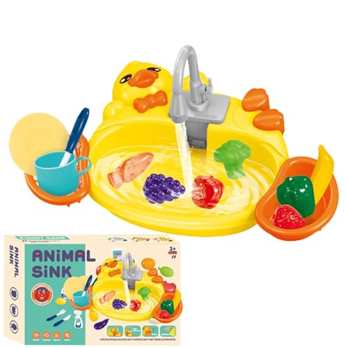 Tun Sie so, als würden Sie die Küchenspüle spielen, die Küchenspüle spielen – Automatisches Wasserkreislauf-System, Spielspüle, Küchenspüle, Spielzeug mit Spielfutter und Küchenutensilien für ich Tun Sie so, als würden Sie die Küchenspüle spielen, die Küchenspüle spielen – Automatisches Wasserkreislauf-System, Spielspüle, Küchenspüle, Spielzeug mit Spielfutter und Küchenutensilien für ich von Générique