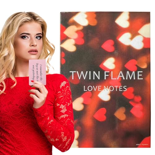 Twin Flame Tarot, Fate Divination Cards, 5,2 x 8,9 cm Tarot Lovers & Seekers, Fortune Telling Game for Anyone Interested in Love, Destiny, and Spiritual Insights von Générique