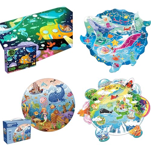Unterwasser-Puzzle für Kinder, ab 48 Monaten, 60 x 43 cm, Aufsicht für Erwachsene erforderlich von Générique