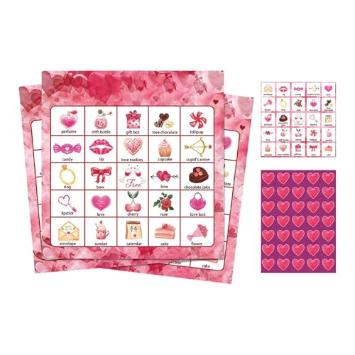 Valentine's Day Cards Game | Interactive Multi-Player Valentine Game Cards, Kinder Erwachsene Entertainment Cards für Themed Event, Gathering Valentine's Day Cards Game | Interactive Multi-Player Valentine Game Cards, Kinder Erwachsene Entertainment Cards für Themed Event, Gathering von Générique