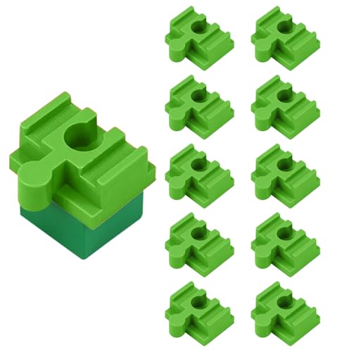 Verbindungsstücke für Holzbahnbahn | 10 Stück Spuradapter für Holzzug | Verbindungszubehör für 3 Jahre und älter | Innenspiel für Mädchen Kindergarten von Générique