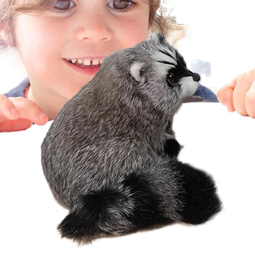 Waschbär-Figur, Waschbär-Ornament, simulierte Waschbär-Figuren | Lernspielzeug für Ornamente und Figuren, realistisches Familien-Actionmodell des Waschbären Waschbär-Figur, Waschbär-Ornament, simulierte Waschbär-Figuren | Lernspielzeug für Ornamente und Figuren, realistisches Familien-Actionmodell des Waschbären von Générique