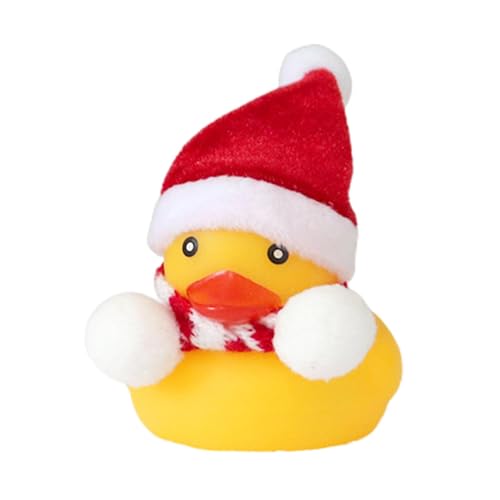 Weihnachts-Armaturenbrett-Ente – Weihnachts-Gummiente für Auto | Niedliche Gummiente mit Hut, gelbes -Badespielzeug, für Weihnachten, Armaturenbrett Weihnachts-Armaturenbrett-Ente – Weihnachts-Gummiente für Auto | Niedliche Gummiente mit Hut, gelbes -Badespielzeug, für Weihnachten, Armaturenbrett von Générique