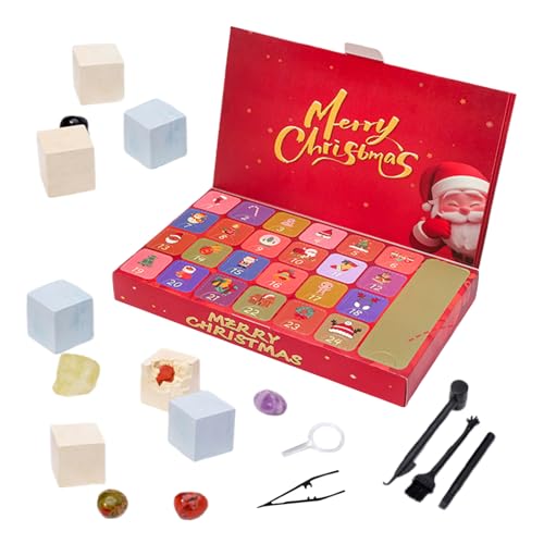 Weihnachts-Countdown, 24-Box-Rockstein-Grab-Themenkalender, lustige Urlaubsaktivität für und Mädchen, der perfekte Tiefbecken, Partybevorzugung und Weihnachts-Countdown, 24-Box-Rockstein-Grab-Themenkalender, lustige Urlaubsaktivität für und Mädchen, der perfekte Tiefbecken, Partybevorzugung und von Générique