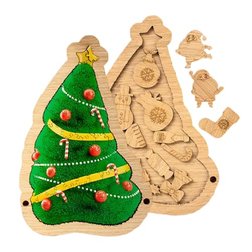Weihnachtsbaum-Puzzle, Weihnachtspuzzle für – Puzzle kleiner Weihnachtsbaum, Holzpuzzle – Weihnachtsspielzeug, Bodenpuzzle für Familie, Freunde, Kleinkinder und Jugendliche Weihnachtsbaum-Puzzle, Weihnachtspuzzle für – Puzzle kleiner Weihnachtsbaum, Holzpuzzle – Weihnachtsspielzeug, Bodenpuzzle für Familie, Freunde, Kleinkinder und Jugendliche von Générique