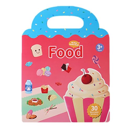 Wiederverwendbare stille Aufkleberbücher, wiederverwendbares Stickerbuch für kreative Stickerbücher, ruhige Zeitaktivitäten für Kinder, Lernspielzeug für Wiederverwendbare stille Aufkleberbücher, wiederverwendbares Stickerbuch für kreative Stickerbücher, ruhige Zeitaktivitäten für Kinder, Lernspielzeug für von Générique