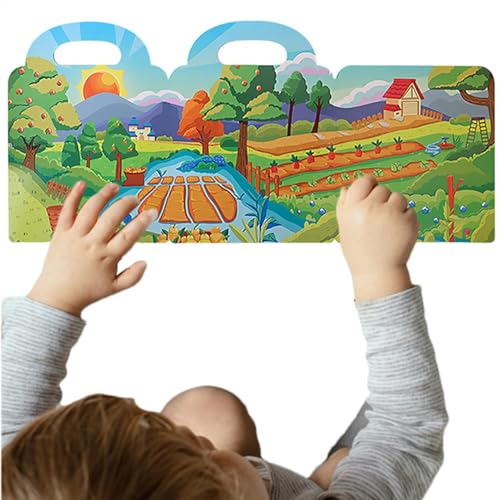 Wiederverwendbare stille Aufkleberbücher, wiederverwendbares Stickerbuch für kreative Stickerbücher, tragbares Reise-Spielzeug für Mädchen und ab 3 Jahren, Aktivität von Générique