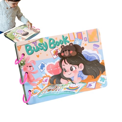 Wiederverwendbares Stickerbuch für Kleinkinder, Reiseaufkleberbücher für Kinder | Mehrere Themen Buch Lernaktivitäten für Kleinkinder | Leises Lernspielzeug Wiederverwendbares Stickerbuch für Kleinkinder, Reiseaufkleberbücher für Kinder | Mehrere Themen Buch Lernaktivitäten für Kleinkinder | Leises Lernspielzeug von Générique