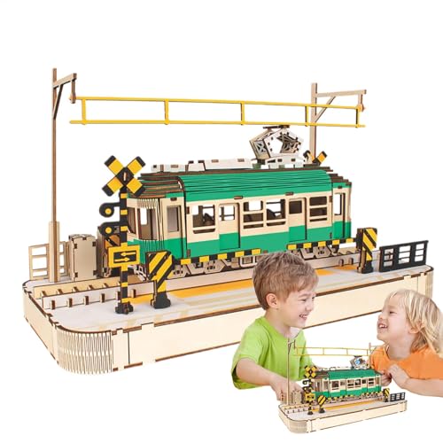 Wooden Models, City Tram Wooden Kits, Assembly Model Building Kits, Wooden Tram Car Models, Tram Building Kits, Wooden Craft Kits for Adults, Classic Tram Model Kits, Home Decoration Wooden Models Wooden Models, City Tram Wooden Kits, Assembly Model Building Kits, Wooden Tram Car Models, Tram Building Kits, Wooden Craft Kits for Adults, Classic Tram Model Kits, Home Decoration Wooden Models von Générique