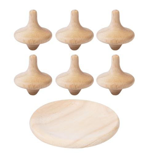 Wooden Spinner Gyroskop, Top Toy, Finely Polished Gyro, Balance Toy, 1,42 Zoll, Classic for Early Education, School, Home & Outdoor Fun Wooden Spinner Gyroskop, Top Toy, Finely Polished Gyro, Balance Toy, 1,42 Zoll, Classic for Early Education, School, Home & Outdoor Fun von Générique