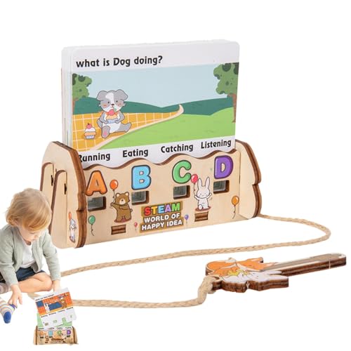 Word Decryption Game, Words Training Toy, Educational Homeschool Learning, Brown, Interactive Question Cards, Word Games, Fun Toy for Kids Aged 3 Up, Kognitive Development Word Decryption Game, Words Training Toy, Educational Homeschool Learning, Brown, Interactive Question Cards, Word Games, Fun Toy for Kids Aged 3 Up, Kognitive Development von Générique