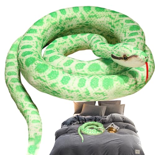 en de en Riesenspielzeug, langes Tier, gefüllte Boa | Soft Soft für Kleinkinder, , realistisches Reptilien-Spielzeug, Plüschtier en de en Riesenspielzeug, langes Tier, gefüllte Boa | Soft Soft für Kleinkinder, , realistisches Reptilien-Spielzeug, Plüschtier von Générique