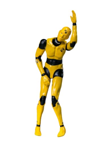 1/12 Maßstab Action Figur,6 Zoll Pocket Serie Testman Crash Test Dummy Action Figur Puppen Sammlung (Gelb) von Generisch
