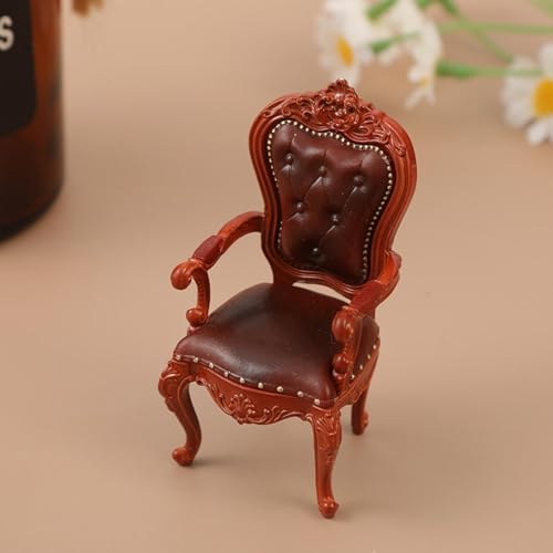 1/12 Puppenhaus Simulation Mini Sessel Modell Puppe Heim Wohnzimmer Sofa Stuhl Möbel Dekor Spielzeug Puppen Haus Zubehör 1/12 Puppenhaus Simulation Mini Sessel Modell Puppe Heim Wohnzimmer Sofa Stuhl Möbel Dekor Spielzeug Puppen Haus Zubehör von Generisch