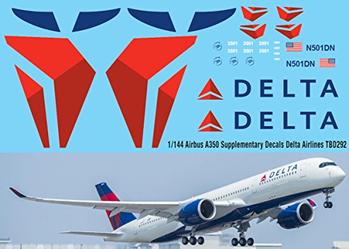 1/144 Decals for Airbus A350 Supplementary Decals DELTA AIRLINES Decal TBD292 1/144 Decals for Airbus A350 Supplementary Decals DELTA AIRLINES Decal TBD292 von Generisch