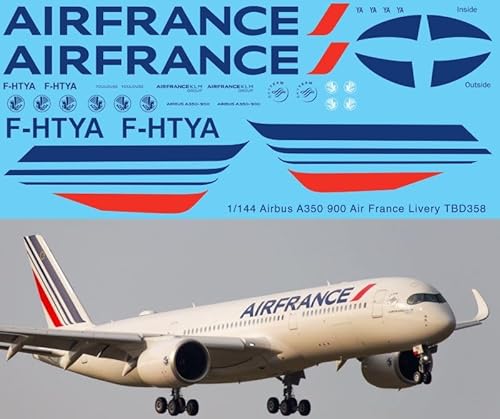 1/144 Decals kompatibel mit Airbus A350 900 Air France Livery Decals TB Decal TBD358 1/144 Decals kompatibel mit Airbus A350 900 Air France Livery Decals TB Decal TBD358 von Generisch