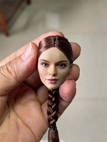 1/6 Weiblicher Kopf Sculpt,Weiblicher Soldat Gepflanztes Haar Kopf Modell für 12'' Phicen TBLeague Action Figur 1/6 Weiblicher Kopf Sculpt,Weiblicher Soldat Gepflanztes Haar Kopf Modell für 12'' Phicen TBLeague Action Figur von Generisch