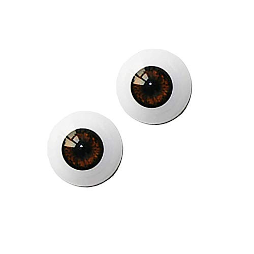 1 Paar Acryl-Augäpfel Oblate DIY Simulation Auge Babypuppe Zubehör für Halloween Babypuppe braun, 22 mm, professionell verarbeitet 1 Paar Acryl-Augäpfel Oblate DIY Simulation Auge Babypuppe Zubehör für Halloween Babypuppe braun, 22 mm, professionell verarbeitet von Generisch