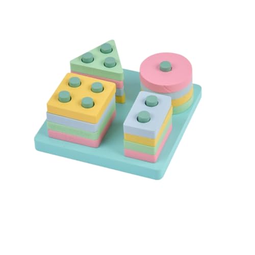 1 Set Holz Musical Kit Montessori Baby Spielzeug Xylophon Rassel Drum Bell 3D Puzzles sensorische Lern Geschenke für 0-12 Monate von Generisch