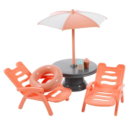 1 Set Miniatur Sommer Strand Deko: Mini Kleine Liegestuhl Deko Strand-Mikrolandschaft Deko für DIY Zen Garten Puppenhaus Dekoration 1 Set Miniatur Sommer Strand Deko: Mini Kleine Liegestuhl Deko Strand-Mikrolandschaft Deko für DIY Zen Garten Puppenhaus Dekoration von Generisch