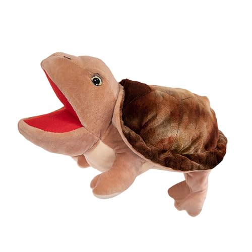1 Stück Handpuppen 3 Arten Zoon Weiche Tierhandpuppen für Kleinkinder Handpuppen Handpuppen Puppen für Kinder Handpuppen Spielzeug für Kinder ab 2 Jahren Spielzeugpuppe (Brown, A) von Generisch