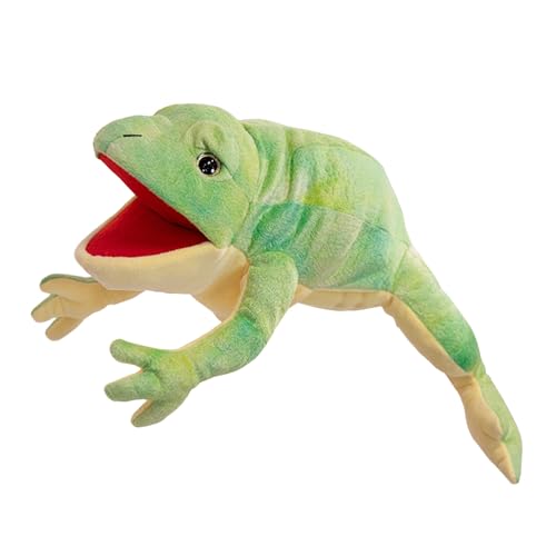 1 Stück Handpuppen 3 Arten Zoon Weiche Tierhandpuppen für Kleinkinder Handpuppen Handpuppen Puppen für Kinder Handpuppen Spielzeug für Kinder ab 2 Jahren Spielzeugpuppe (Light Green, A) von Generisch