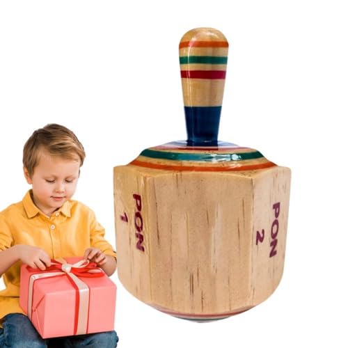 1 Stück Mexikanisches Spiel Mexikanisches Fiesta-Spiel Mexikanisches Holzkreiselspiel | Spielzeug, lustiges Familienspiel, Tops traditionelles mexikanisches Spiel für mexikanische (Khaki, One Size) von Generisch