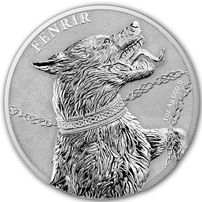 1 Unze Silbermünze - Germania Beasts: Fenrir 2022 - Germania Mint - 1 Oz Silber Silver Coin Fenrir 2022 1 Unze Silbermünze - Germania Beasts: Fenrir 2022 - Germania Mint - 1 Oz Silber Silver Coin Fenrir 2022 von Generisch