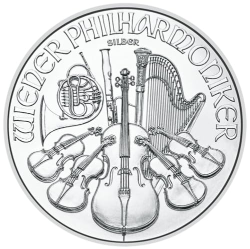 1 oz Wiener Philharmoniker 2025 Silbermünze 999 Feinsilber in Münzkapsel von Generisch