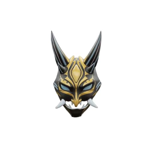 1 x Genshin Aufprallmaske, Festival-Verkleidungen, Heimdekoration, Handwerksgeschäft, Dekoration, Maske (Xiao) von Generisch