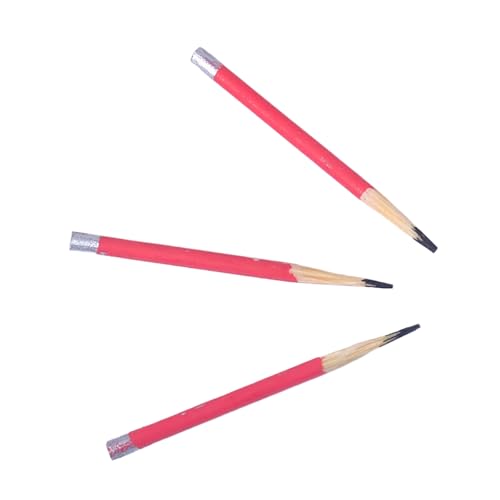 10 Stück kleines farbiges Bleistift-Miniatur-Puppenhaus, Pretend Play Home Dekor, Schule Schreibwaren Modell Spielzeug für Kinder von Generisch