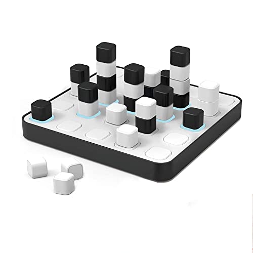 10.2 cm A Row Game Smart Magnetic 3D Board with AI App Family Friendly Travel Game for Gatherings Intelligent Connected Gameplay von Generisch
