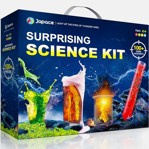 100+ Experimente für Kinder, Experimentierkasten STEM Aktivitäten Wissenschaft Spielzeug Geschenke für Jungen Mädchen Chemie Set von Generisch