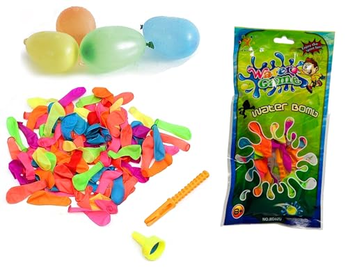 100 Wasserbomben Beutel 100 Wasserballons Wasserballons Wasserballons Einfach zu Befüllen mit Knoten Stick und Wasserhahndüse Bunte Luftballons Erwachsene Jungen Kinder 100 Wasserbomben Beutel 100 Wasserballons Wasserballons Wasserballons Einfach zu Befüllen mit Knoten Stick und Wasserhahndüse Bunte Luftballons Erwachsene Jungen Kinder von Generisch