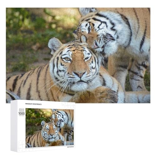 1000 Teile Holzpuzzle Tiger für Stressabbau und Heimdisplay 1000 Teile Holzpuzzle Tiger für Stressabbau und Heimdisplay von Generisch