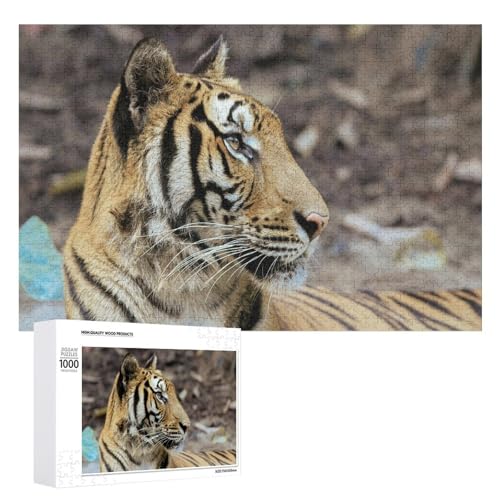 1000 Teile Holzpuzzle Tiger für Wohnkultur und Entspannung 1000 Teile Holzpuzzle Tiger für Wohnkultur und Entspannung von Generisch
