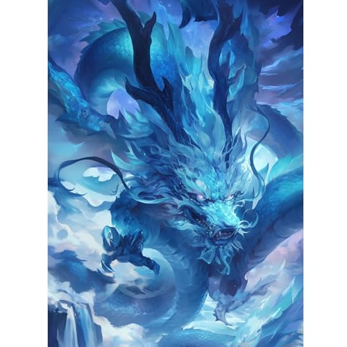 1000 Teile Puzzle für Erwachsene, Drache im Meer, Farbenfrohes Legespiel, Pädagogisches Spiel Herausforderung Spielzeug, Impossible Geschicklichkeitsspiel für die Ganze Familie 1000 Teile Puzzle für Erwachsene, Drache im Meer, Farbenfrohes Legespiel, Pädagogisches Spiel Herausforderung Spielzeug, Impossible Geschicklichkeitsspiel für die Ganze Familie von Generisch