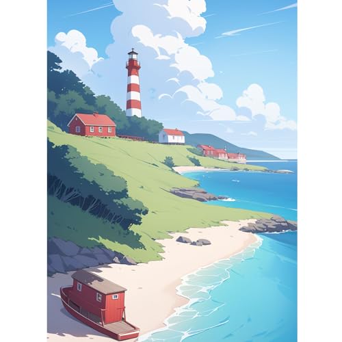 1000 Teile Puzzle für Erwachsene, Insel am Meer, Farbenfrohes Legespiel, Pädagogisches Spiel Herausforderung Spielzeug, Impossible Geschicklichkeitsspiel für die Ganze Familie 1000 Teile Puzzle für Erwachsene, Insel am Meer, Farbenfrohes Legespiel, Pädagogisches Spiel Herausforderung Spielzeug, Impossible Geschicklichkeitsspiel für die Ganze Familie von Generisch