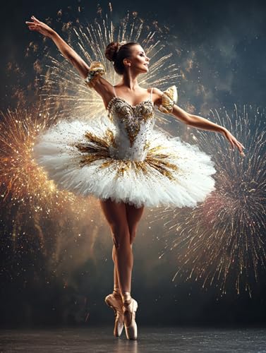 1000 Teile Puzzles für Erwachsene Kinder, Klassische Puzzles, Holzpuzzle - Das Mädchen das Ballett Tanzt, Farbenfrohes Legespiel, Geschicklichkeitsspiel für die ganze Familie (1500 PCS) von Generisch