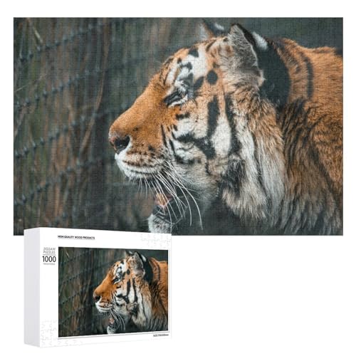 1000 Teile Tierpuzzle mit Tiger, Stressabbau und Heimdisplay von Generisch