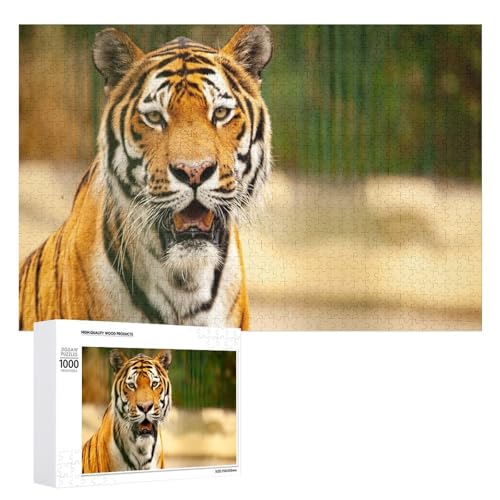 1000 Teile Tiger Art Puzzle, für pädagogischen Spaß, Erwachsene und Kinder von Generisch