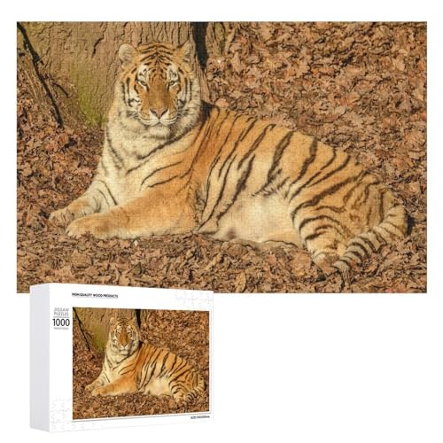 1000 Teile Tiger Illustration Puzzle für Erwachsene und Kinder Natur Kunst Geschenk von Generisch