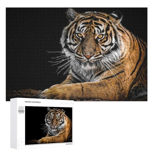 1000 Teile Wildlife Puzzle mit Tiger, für ruhiges und achtsames Spielen 1000 Teile Wildlife Puzzle mit Tiger, für ruhiges und achtsames Spielen von Generisch