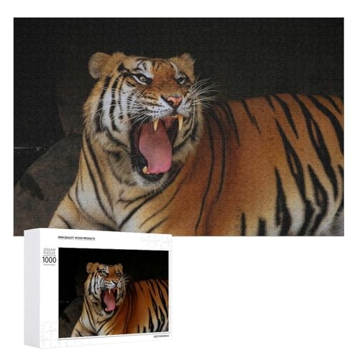 1000 Teile Wildlife Tiger Puzzle für Deko Display von Generisch